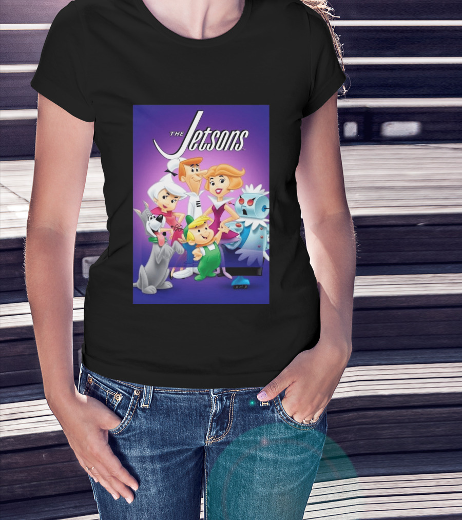 The Jetsons Family 2062 Animation Characters T-Shirt