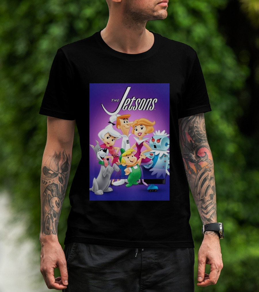 The Jetsons Family 2062 Animation Characters T-Shirt