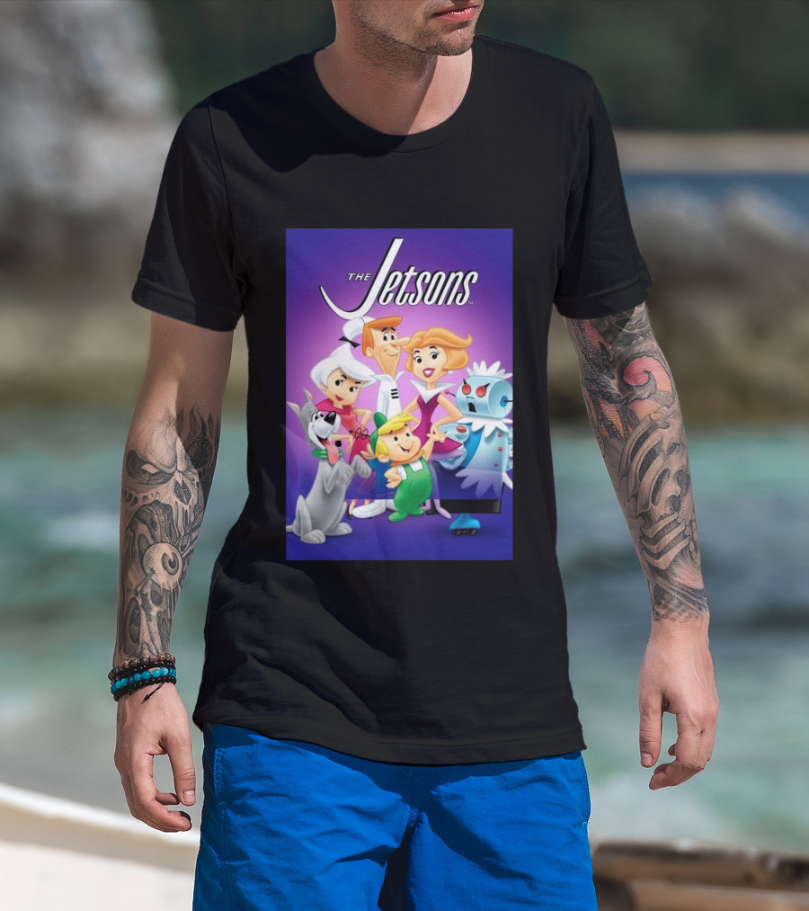 The Jetsons Family 2062 Animation Characters T-Shirt