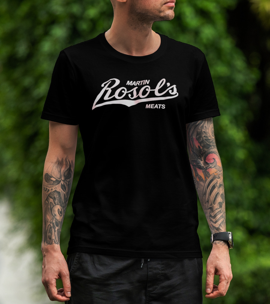 Martin Rosol's Meats Classic Butcher Brand T-Shirt