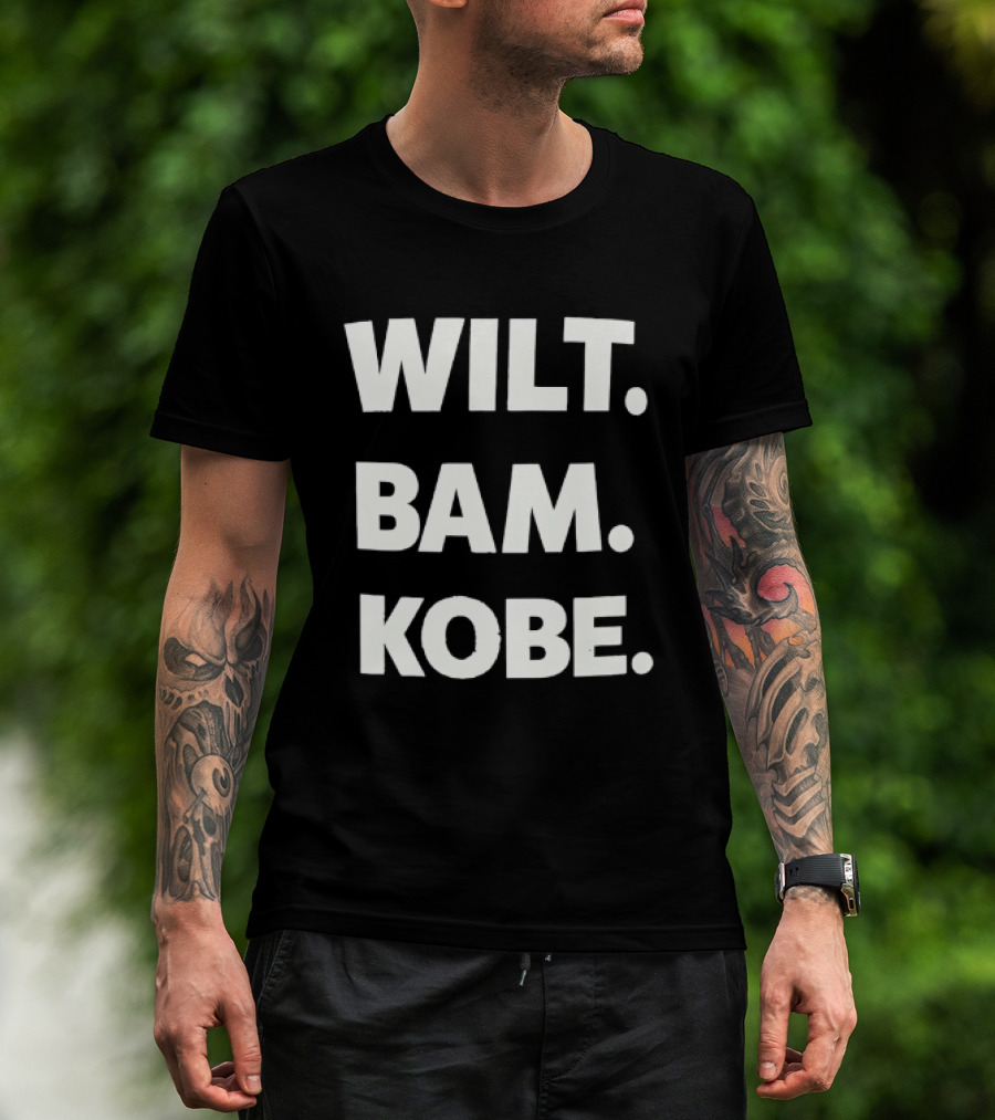 Wilt Chamberlain Bam Adebayo Kobe Bryant T-Shirt