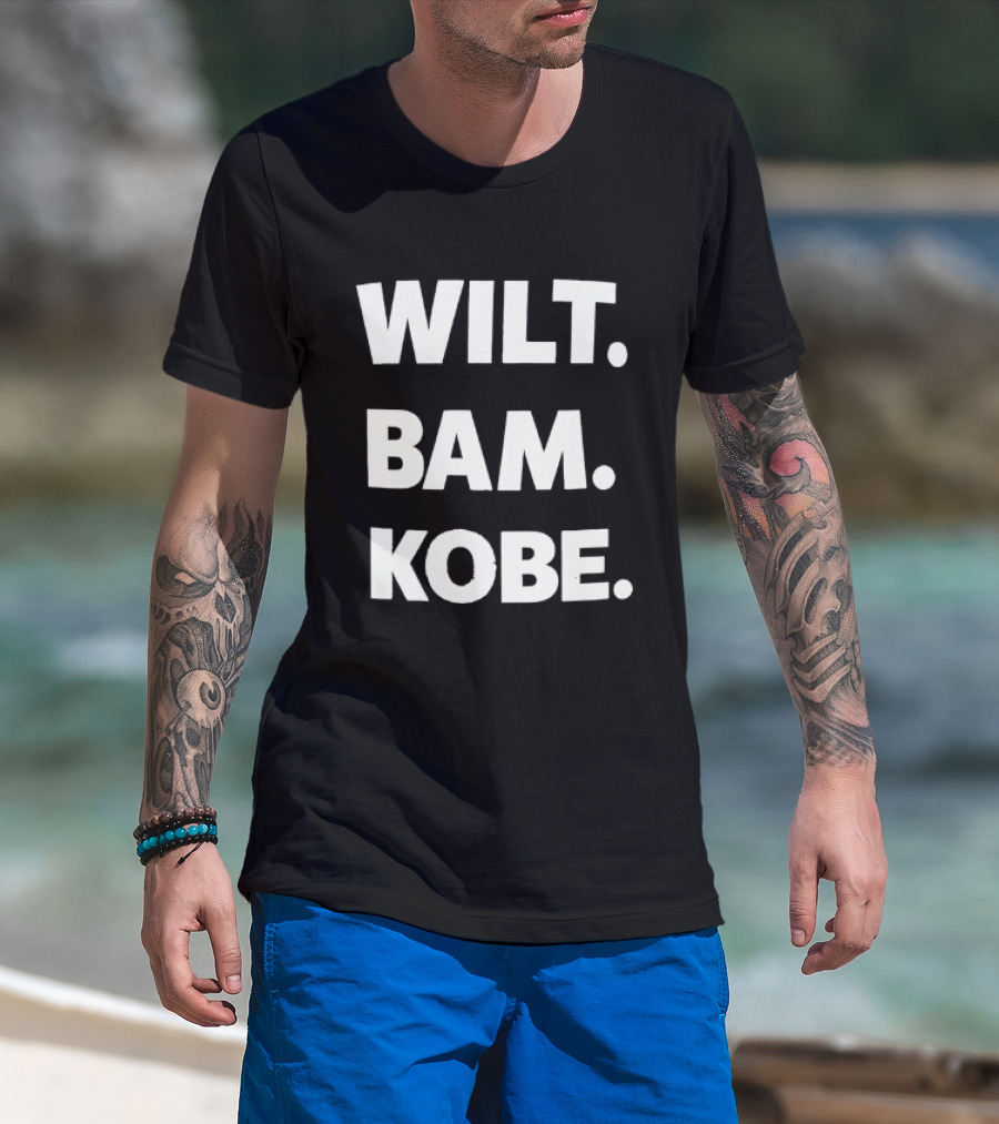 Wilt Chamberlain Bam Adebayo Kobe Bryant T-Shirt