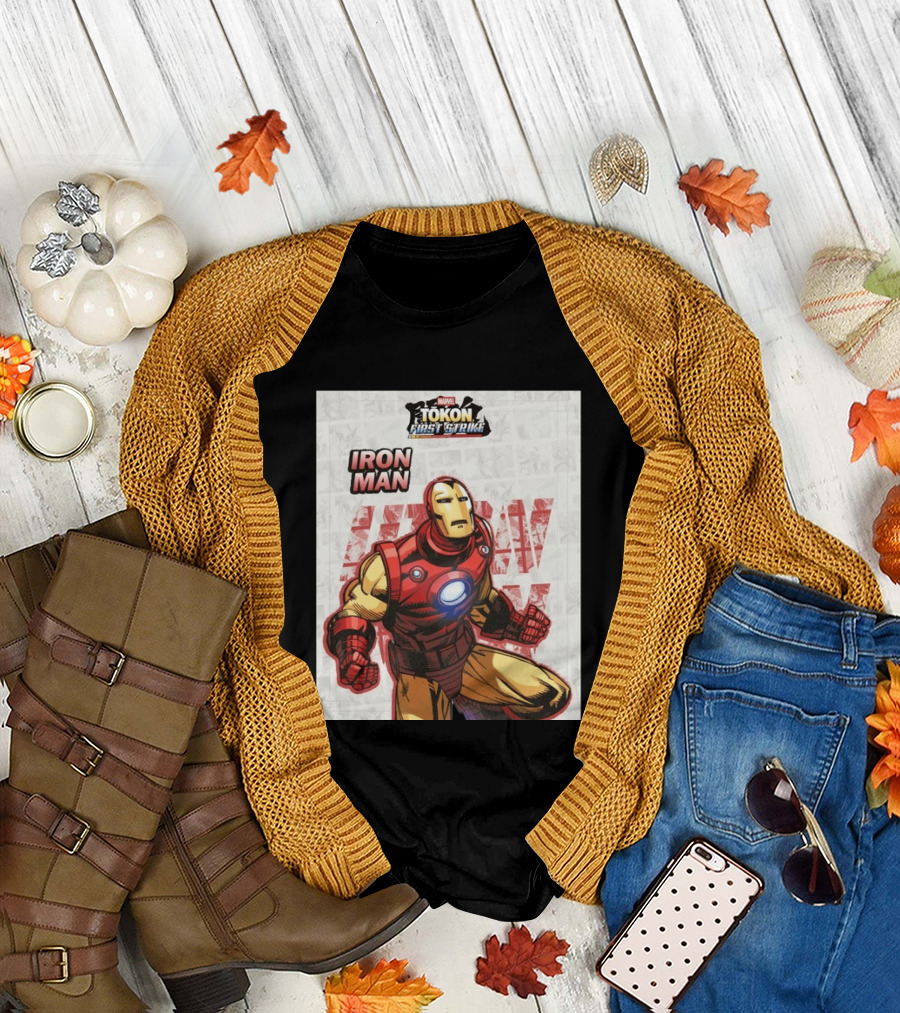 Marvel Tokon First Strike Iron Man Comic T-Shirt