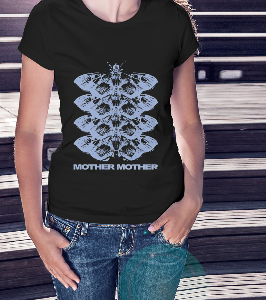 Mother Mother Moth Stack Indie Rock Band T-Shirt