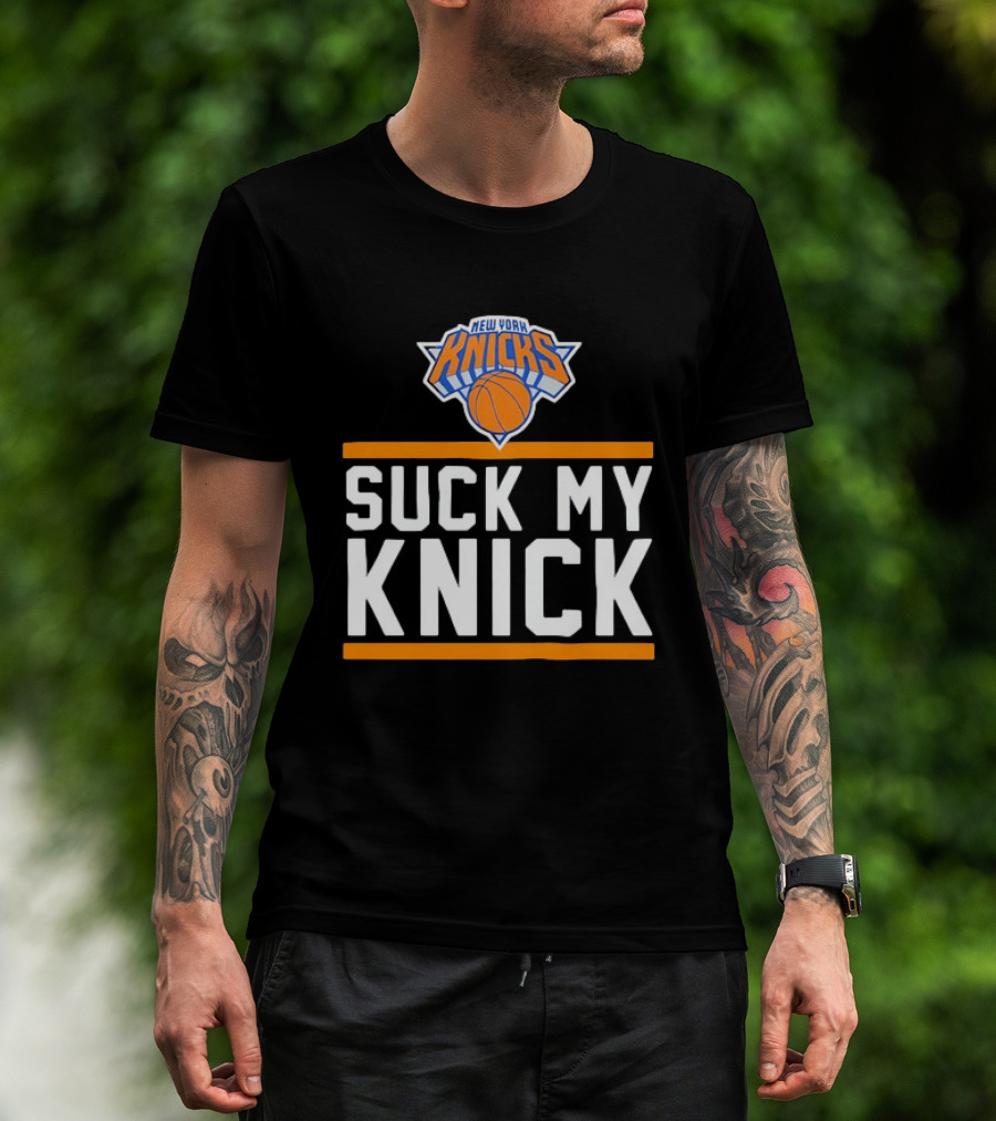 New York Knicks Suck My Knick NBA Basketball T-Shirt