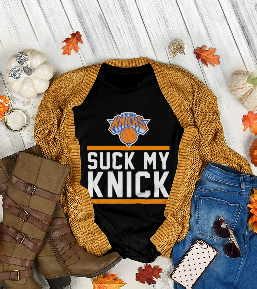 New York Knicks Suck My Knick NBA Basketball T-Shirt