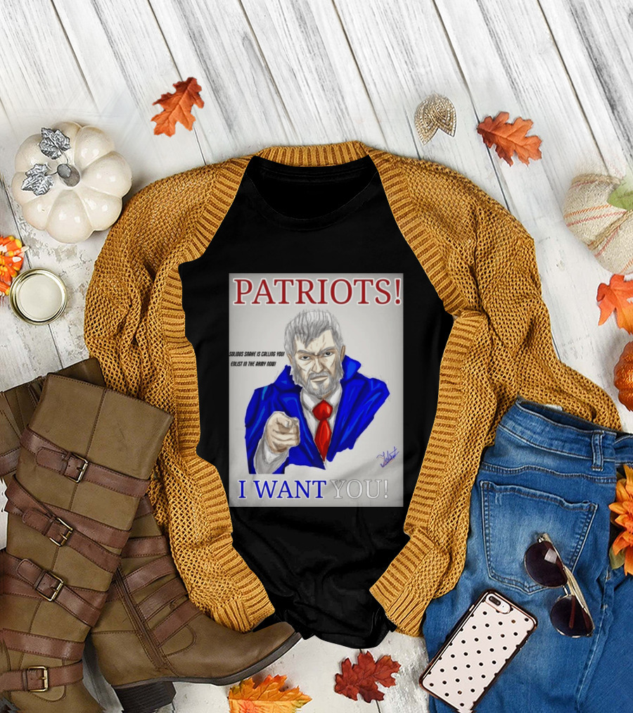 Patriots Solidus Snake Is Calling You Enlist In The Army Now I Want You T-Shirt