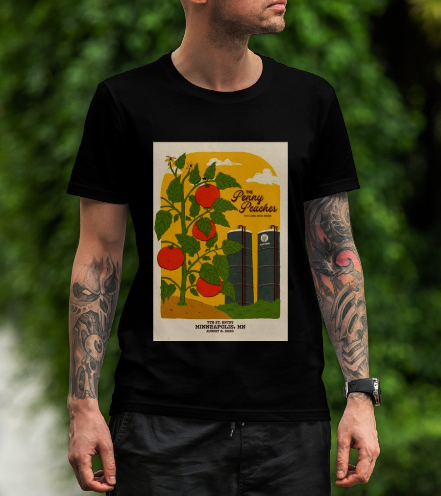 Penny Peaches With Loose Rope Series 7th Street Entry Minneapolis MN August 8 2026 T-Shirt