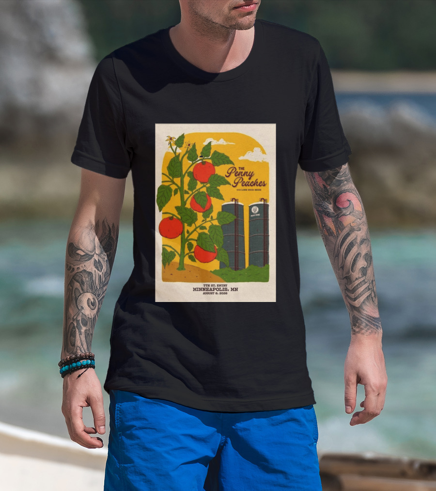 Penny Peaches With Loose Rope Series 7th Street Entry Minneapolis MN August 8 2026 T-Shirt