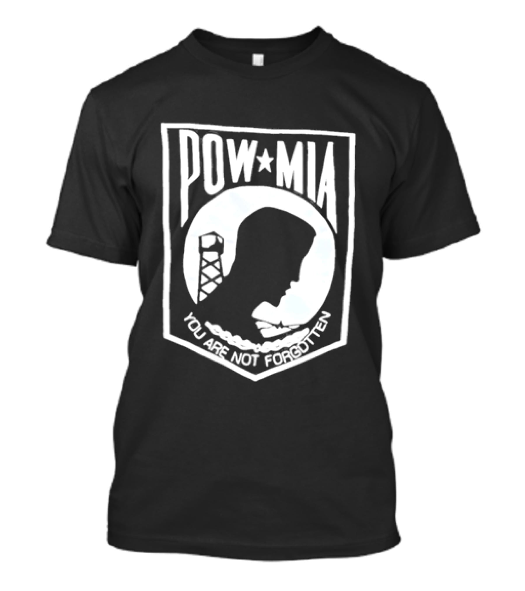 POW MIA You Are Not Forgotten Military Remembrance T-Shirt