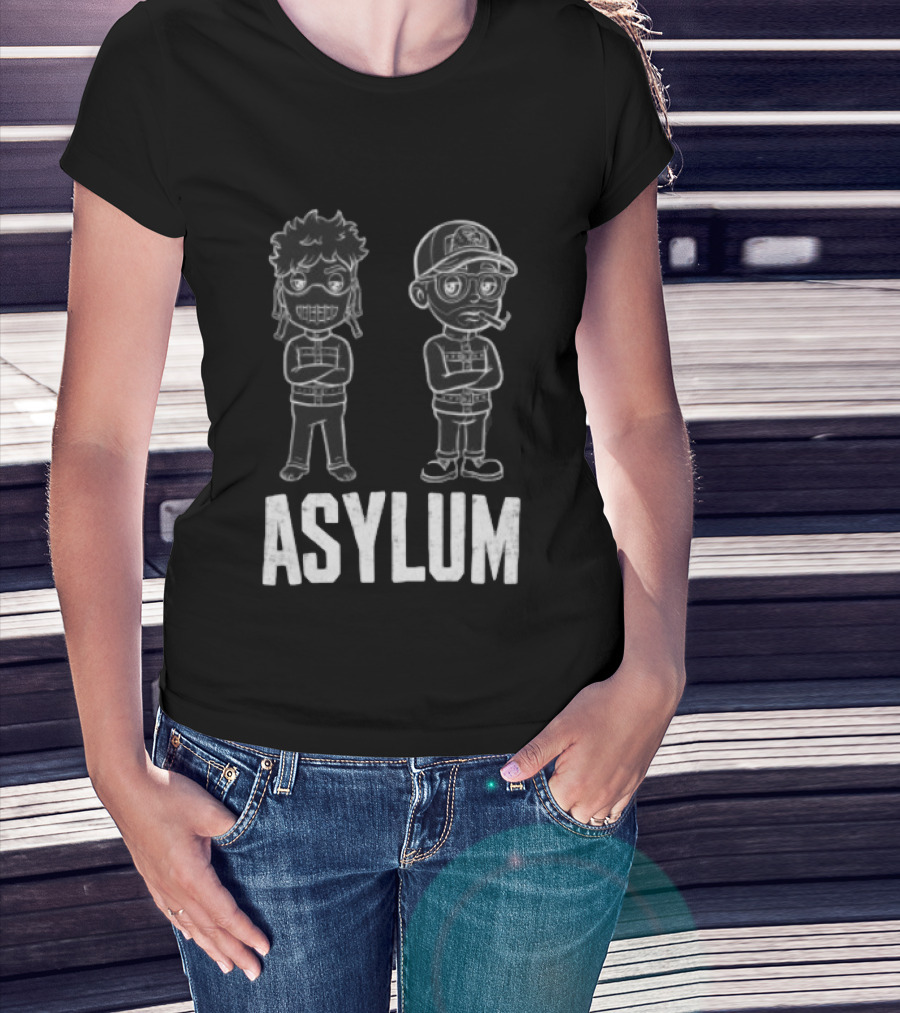 Asylum Remake Store Cartoon Characters T-Shirt