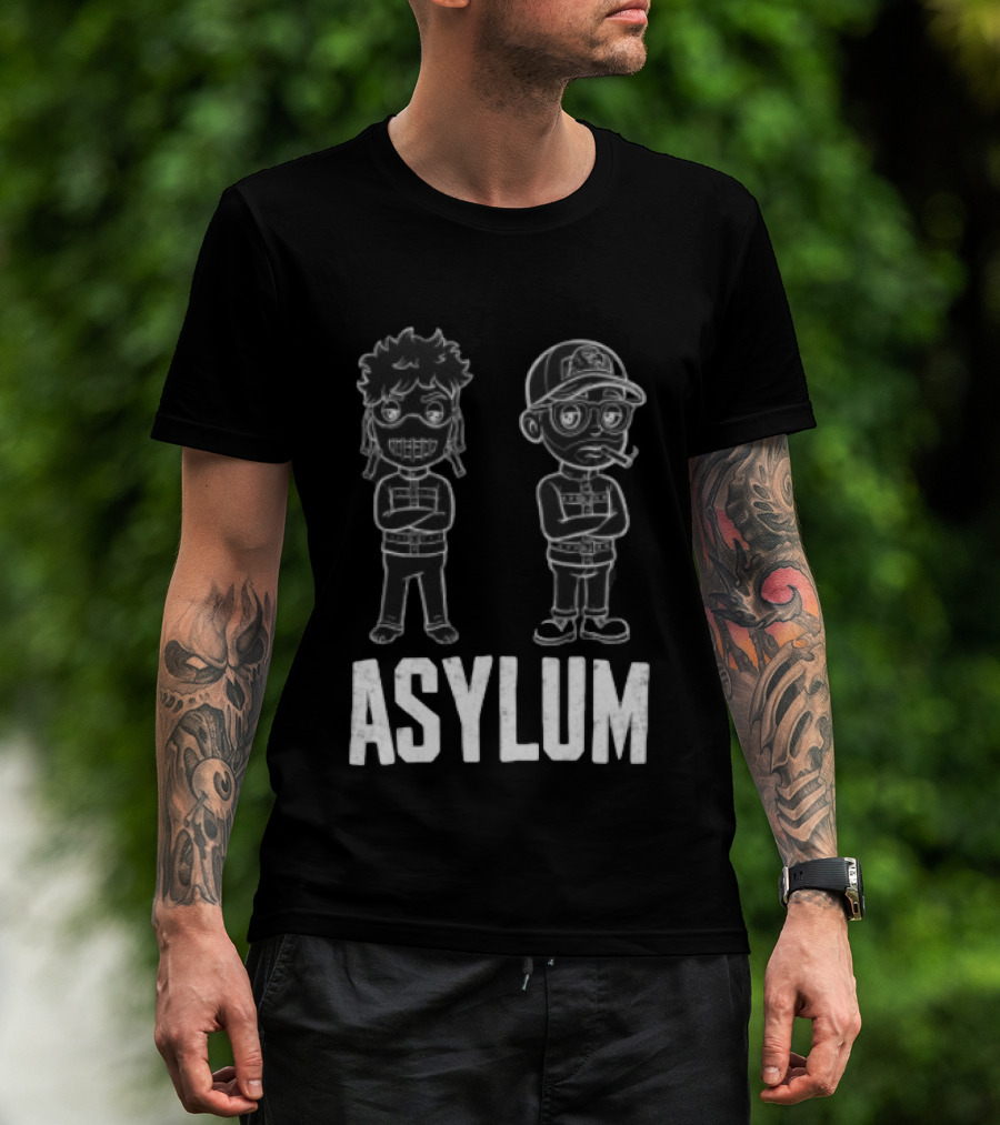 Asylum Remake Store Cartoon Characters T-Shirt