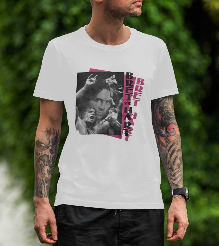 Bret Hit Man Hart WWF Wrestling Legend T-Shirt