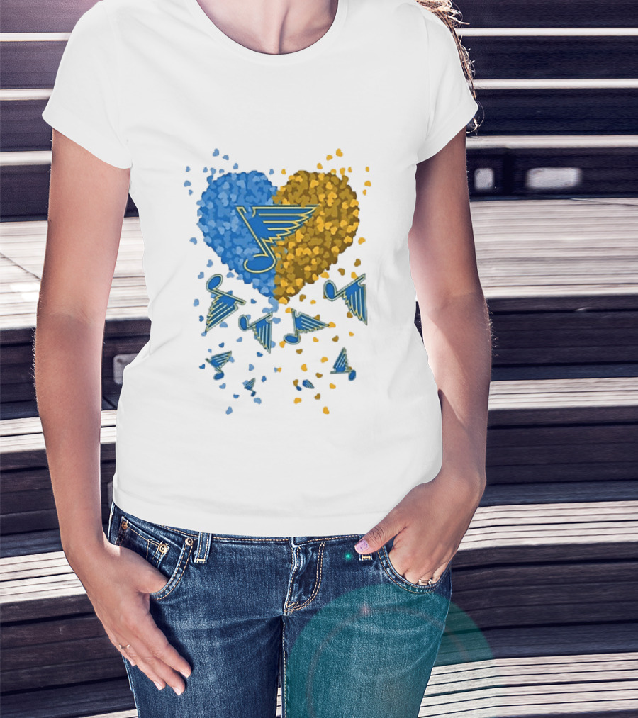 Classic St Louis Blues Heart NHL Hockey 2026 T-Shirt