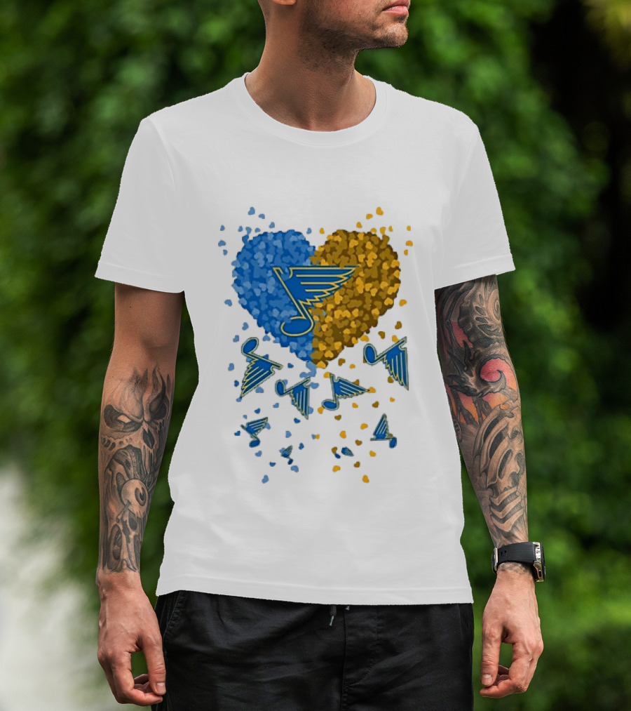 Classic St Louis Blues Heart NHL Hockey 2026 T-Shirt