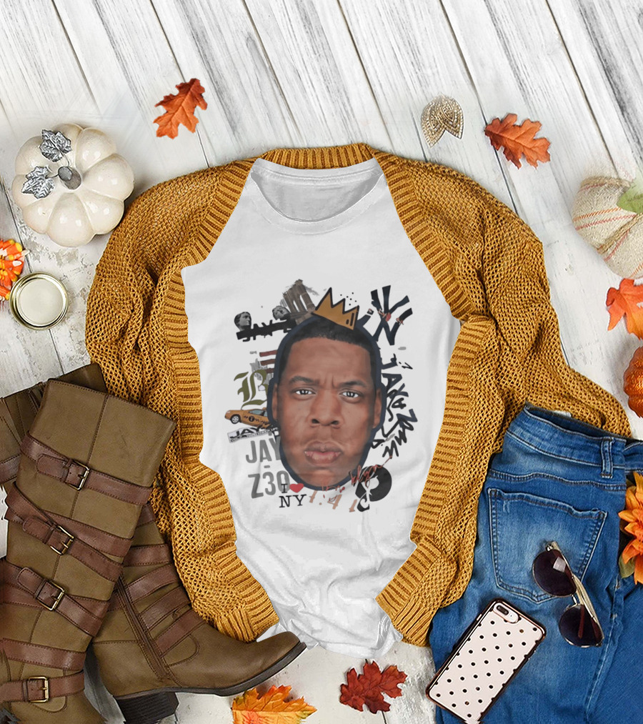 Jay Z Brooklyn 4 44 Hard Knock Life Collage Crown NYC Taxi T-Shirt