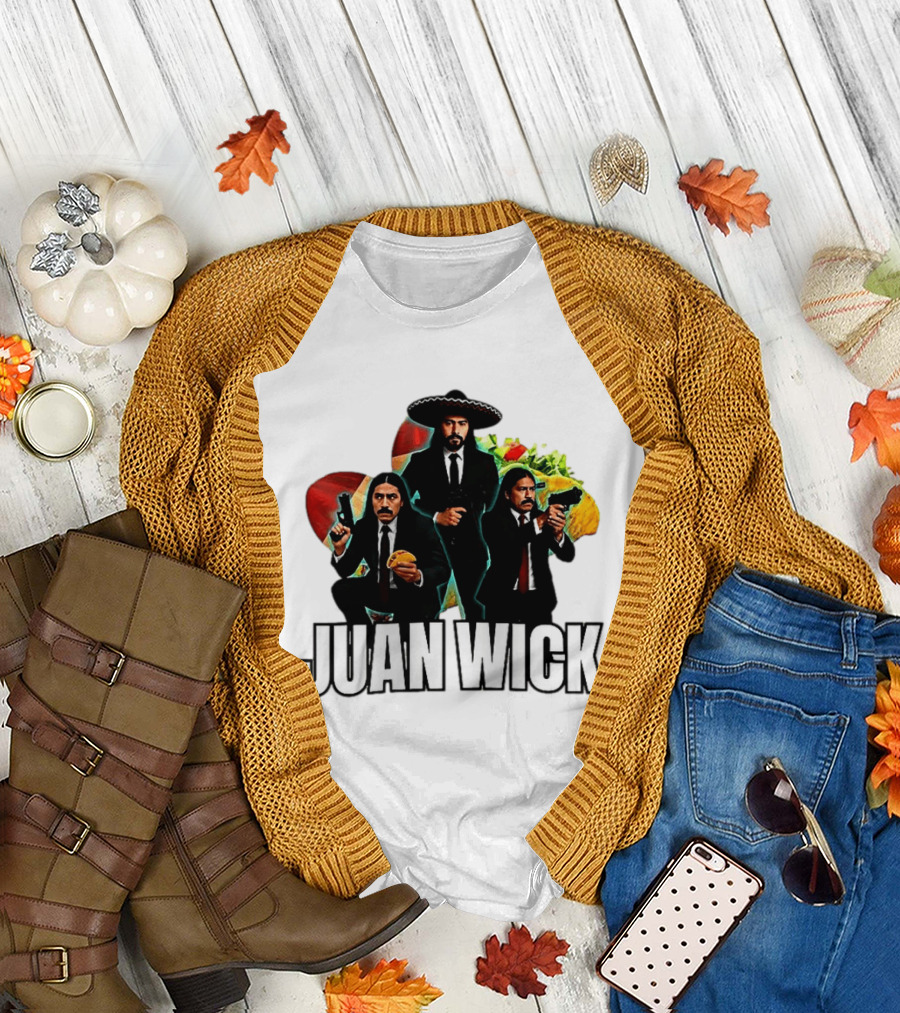 Juan Wick John Wick Taco Sombrero Mexican T-Shirt
