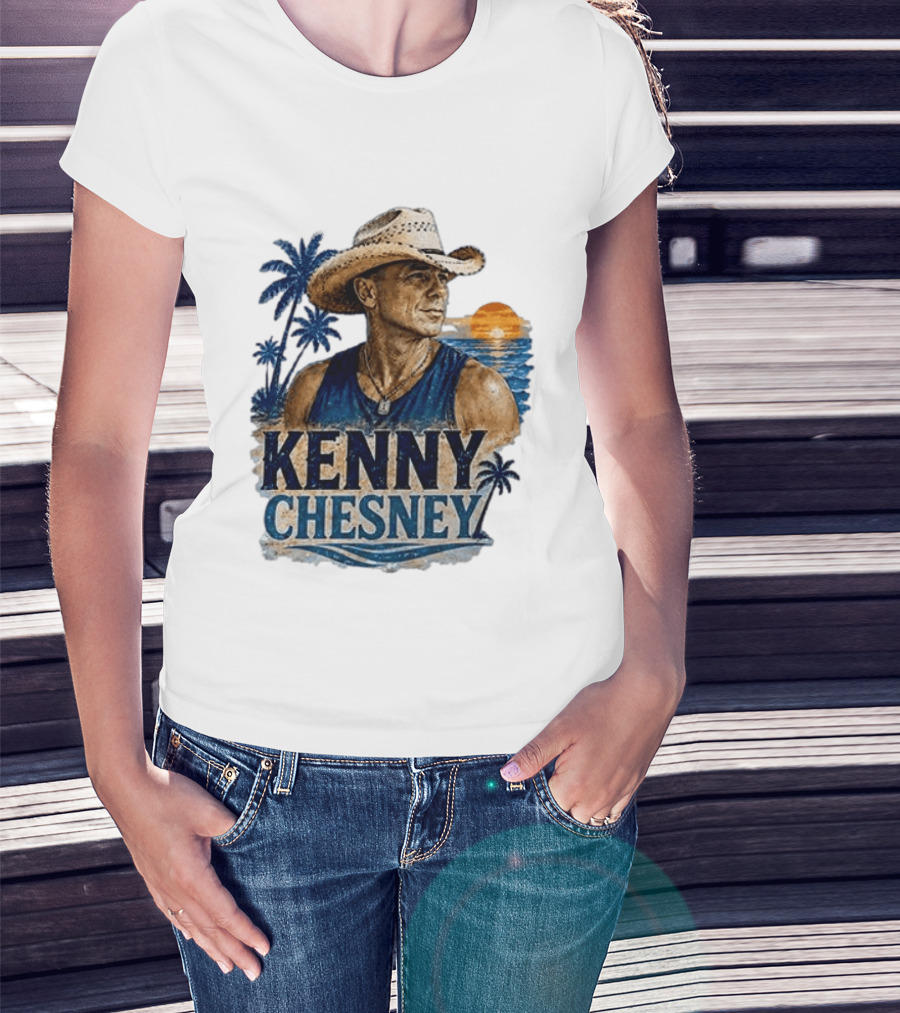 Kenny Chesney Is My Jam Tropical Beach Sunset Vibes T-Shirt