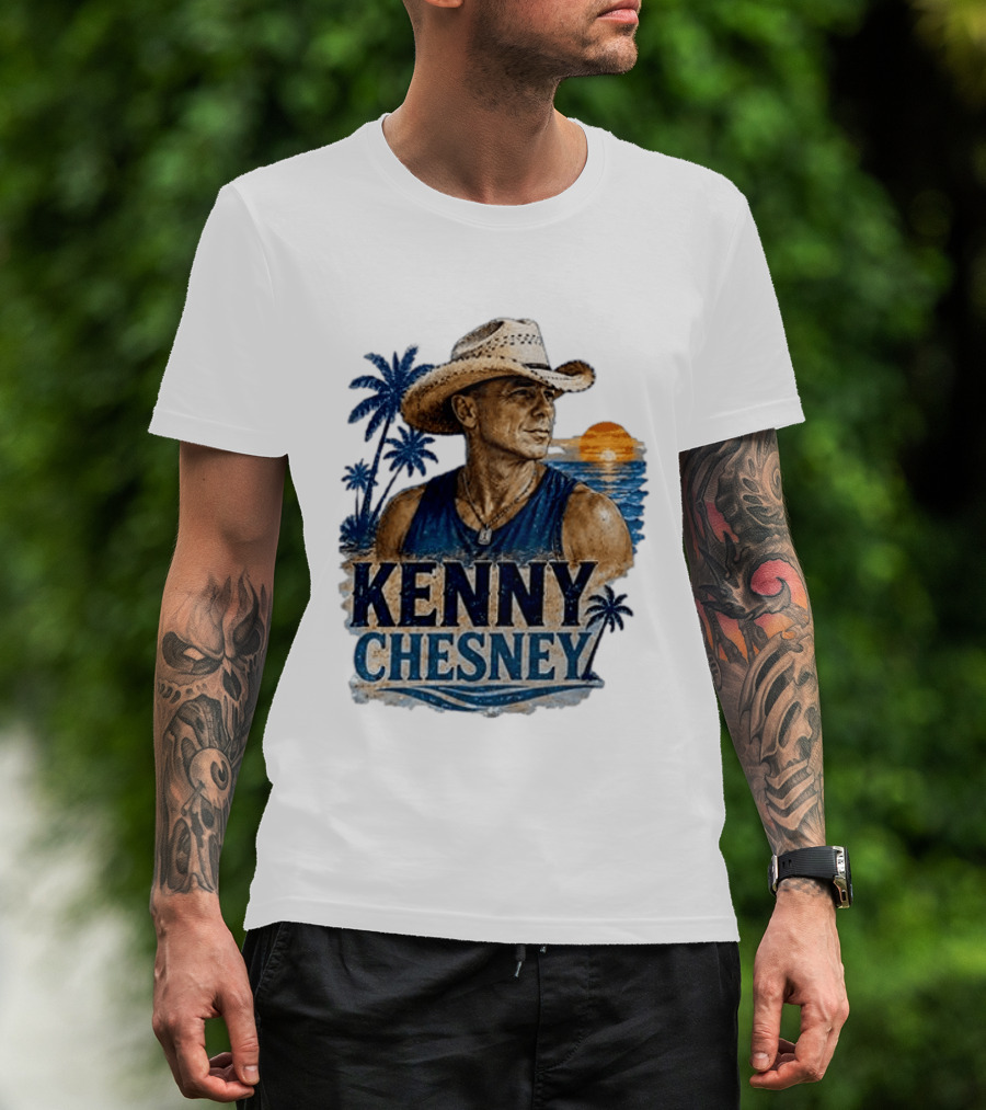 Kenny Chesney Is My Jam Tropical Beach Sunset Vibes T-Shirt