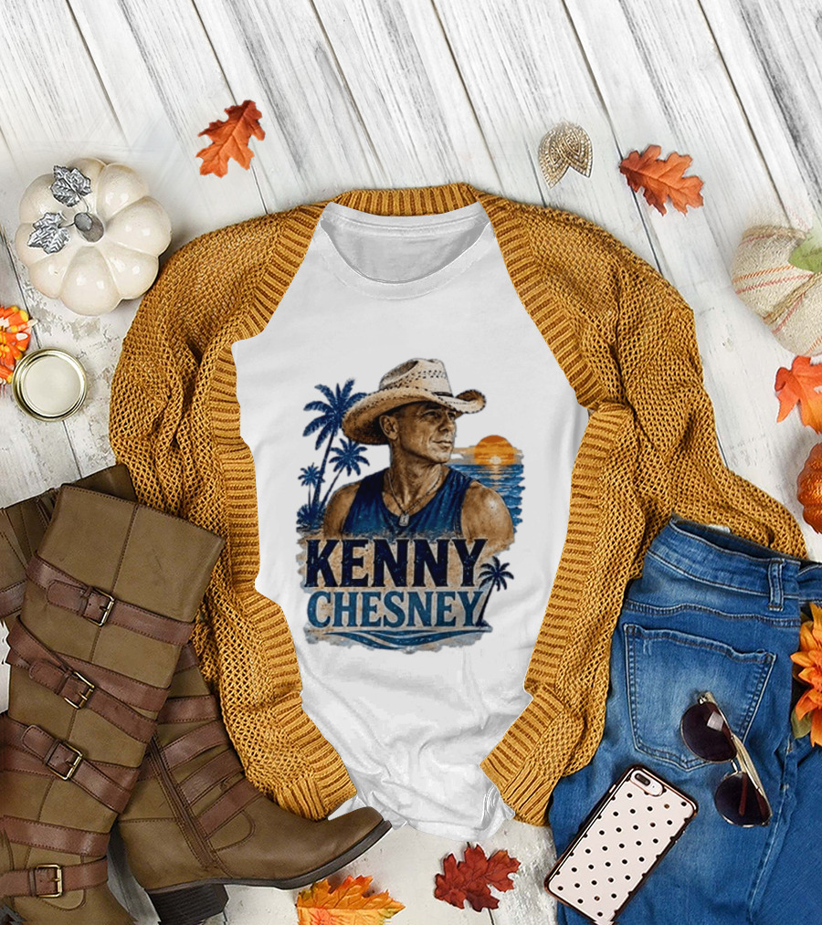 Kenny Chesney Is My Jam Tropical Beach Sunset Vibes T-Shirt