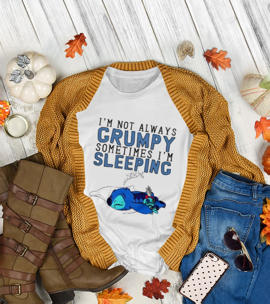 Stitch I'm Not Always Grumpy Sometimes I'm Sleeping Zzz T-Shirt