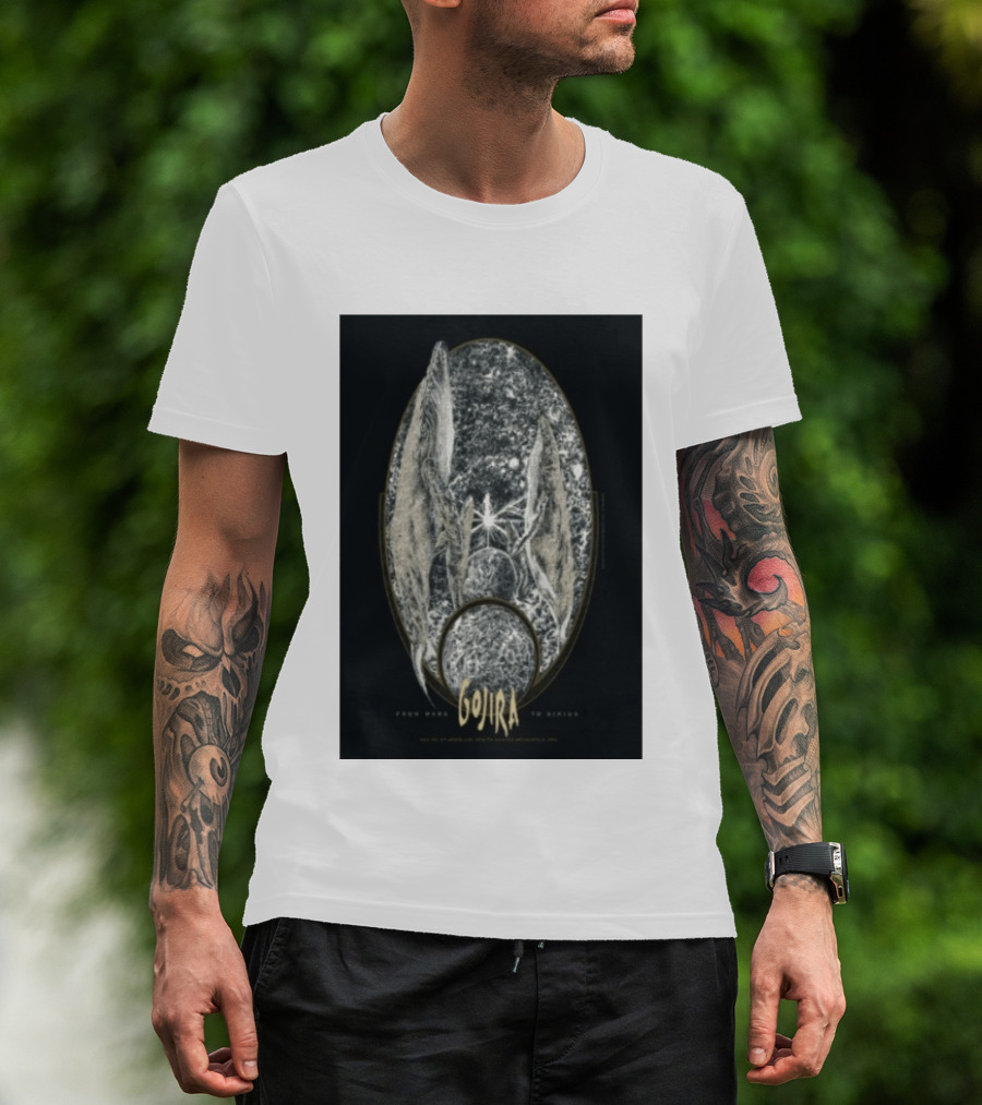 Gojira From Mars To Sirius Saint Herblain France Event December 2 2025 T-Shirt