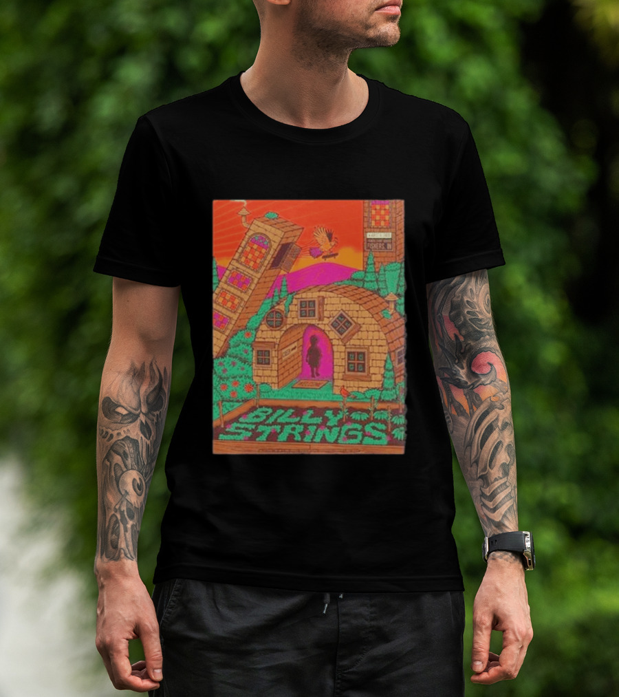Billy Strings Fishers IN 2026 Night 3 Live August 8 Event Center T-Shirt
