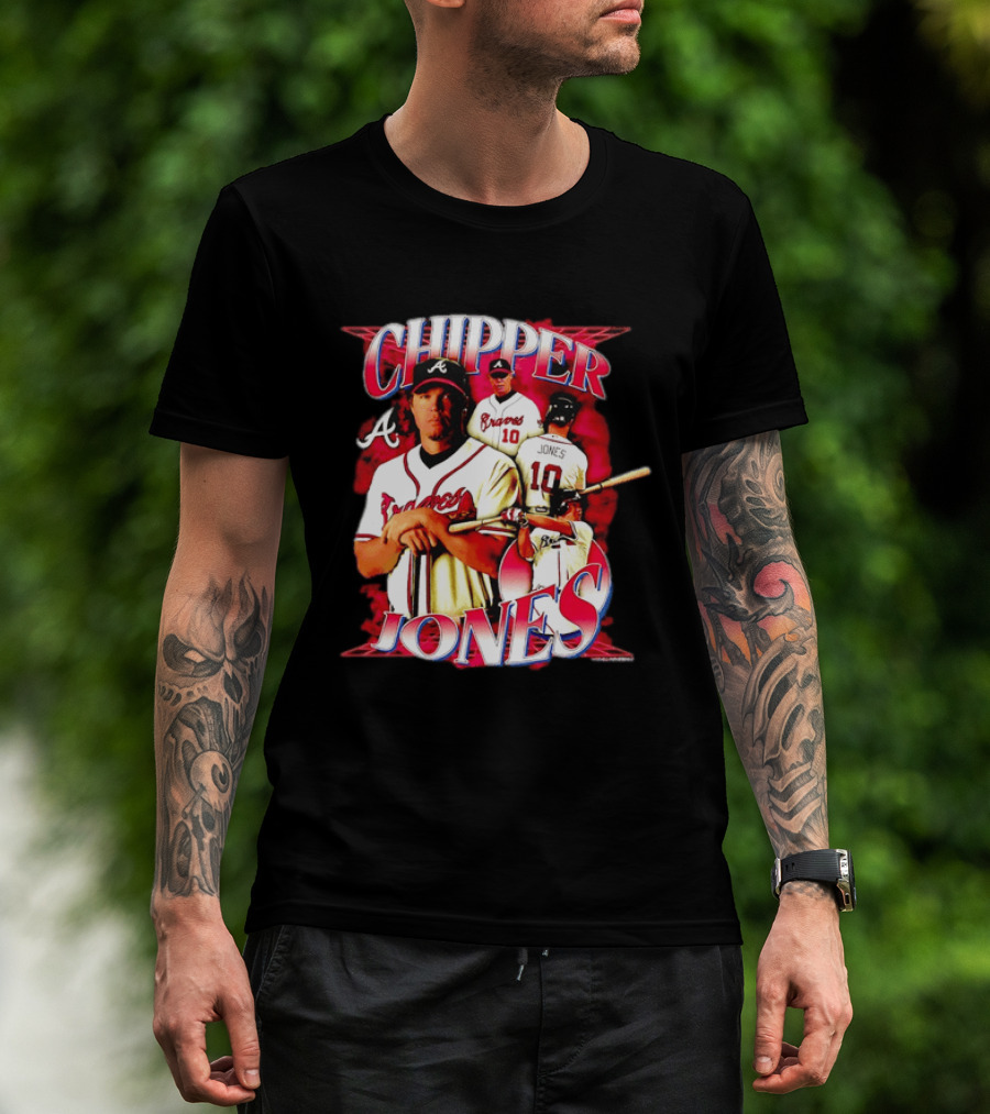 Chipper Jones Atlanta Braves Number 10 MLB Legend T-Shirt