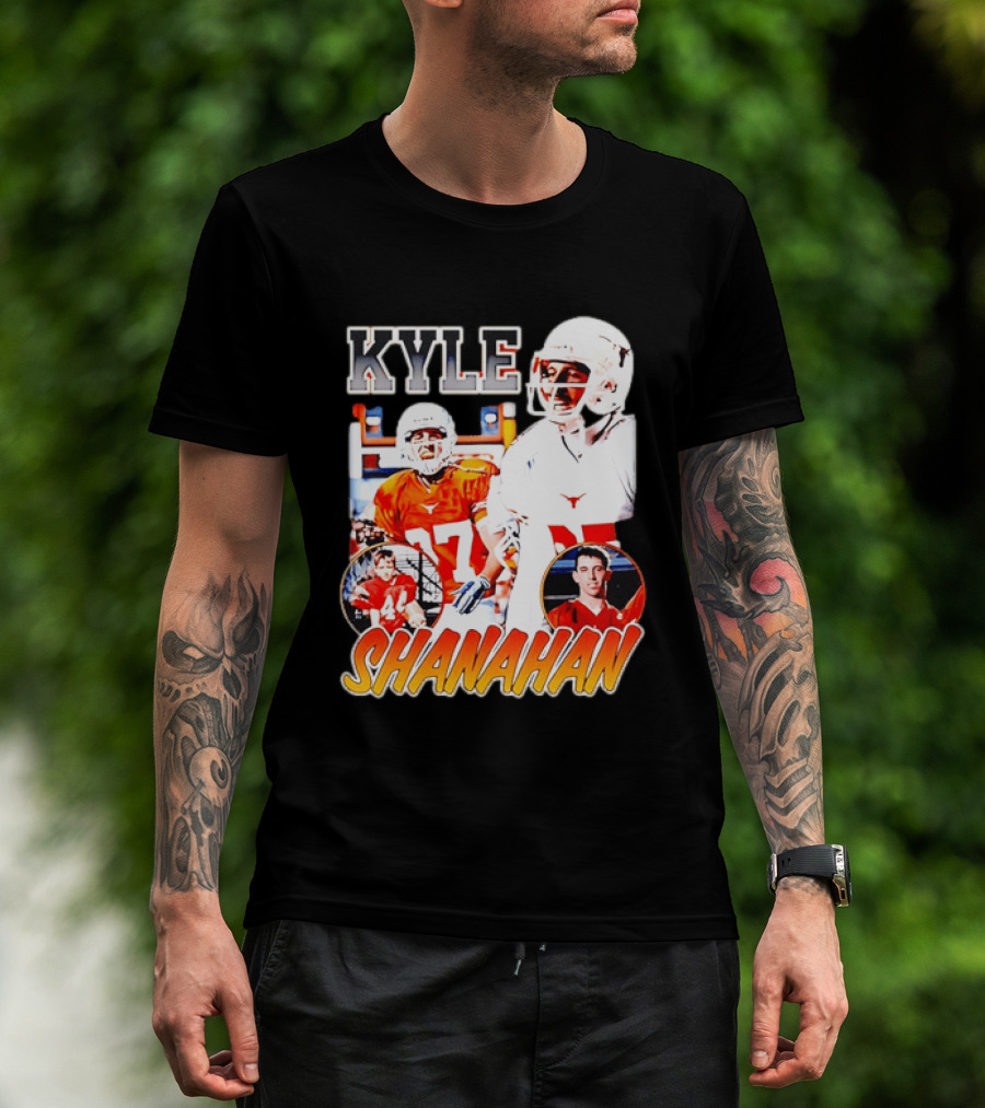 Kyle Shanahan Texas Longhorns Football Legend Player Number 17 T-Shirt