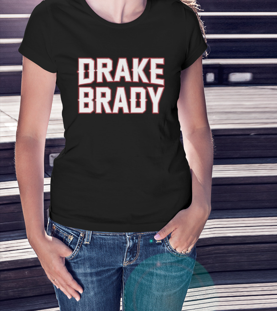 Drake Brady Bold Lettering Sports Fusion T-Shirt