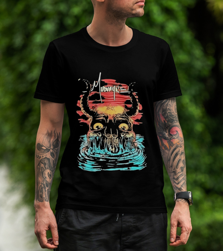 Mudvayne Skull Horns Water Heavy Metal T-Shirt