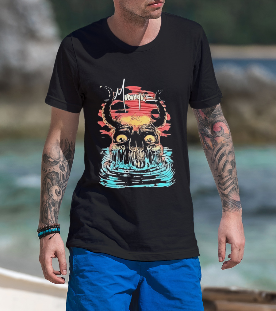 Mudvayne Skull Horns Water Heavy Metal T-Shirt