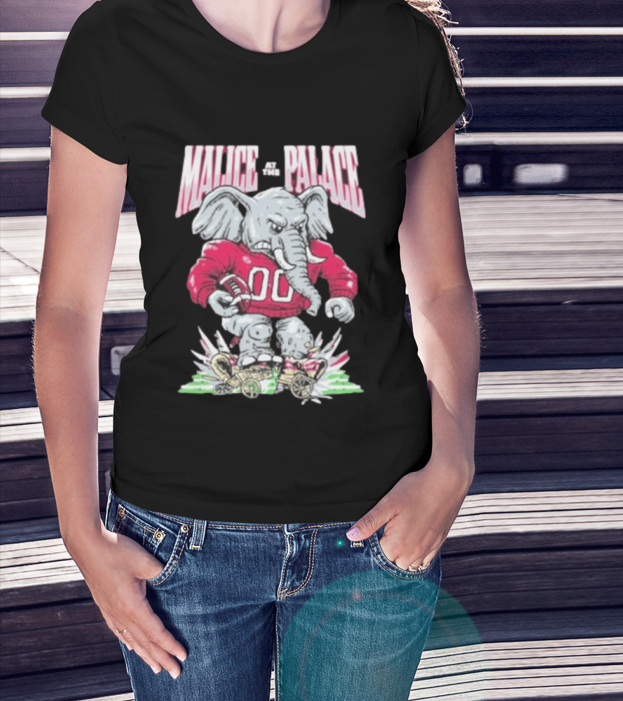 Alabama Crimson Tide Malice At The Palace Elephant 00 Beat Ou T-Shirt