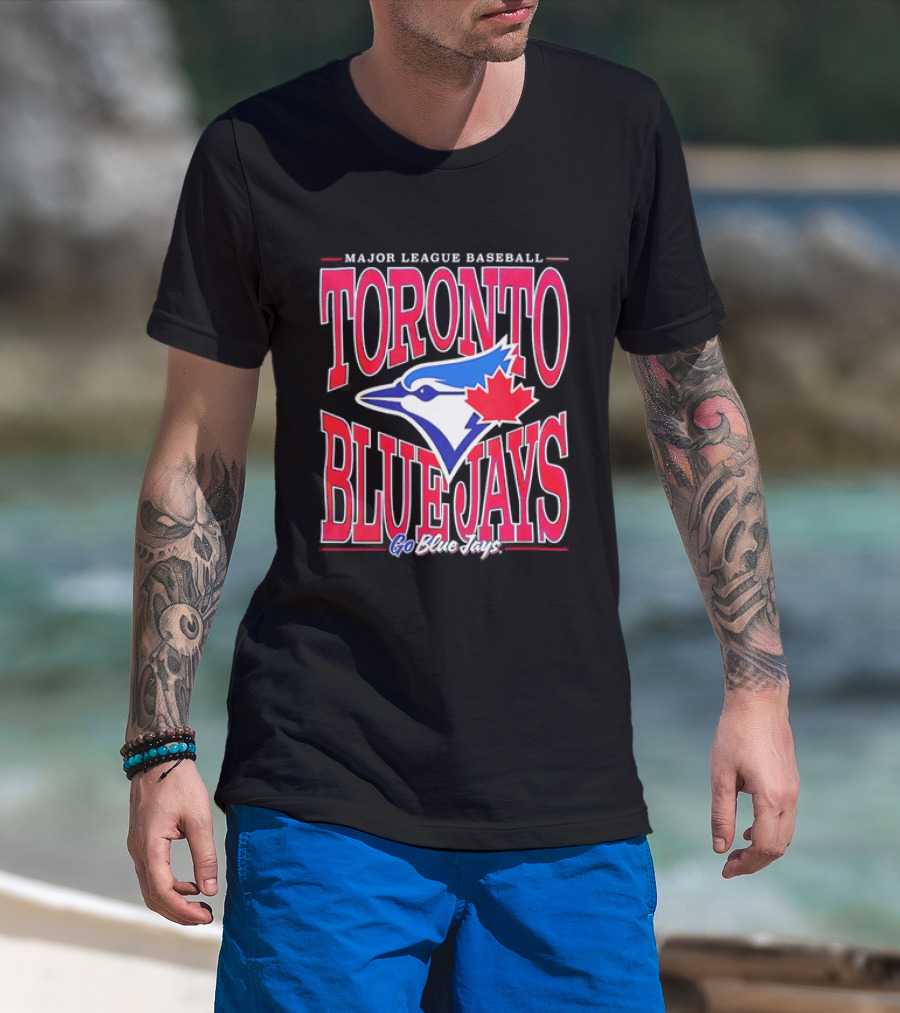 Toronto Blue Jays Major League Baseball Go Blue Jays T-Shirt