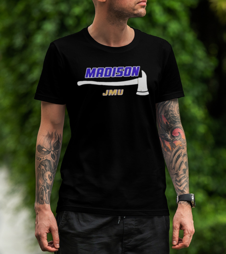 Original Firefighter Fire Dept Always Ready Madison JMU T-Shirt