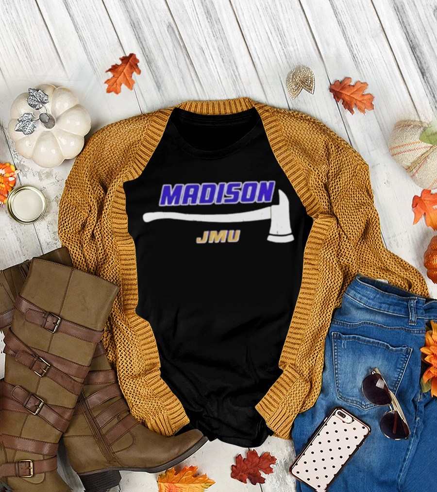 Original Firefighter Fire Dept Always Ready Madison JMU T-Shirt