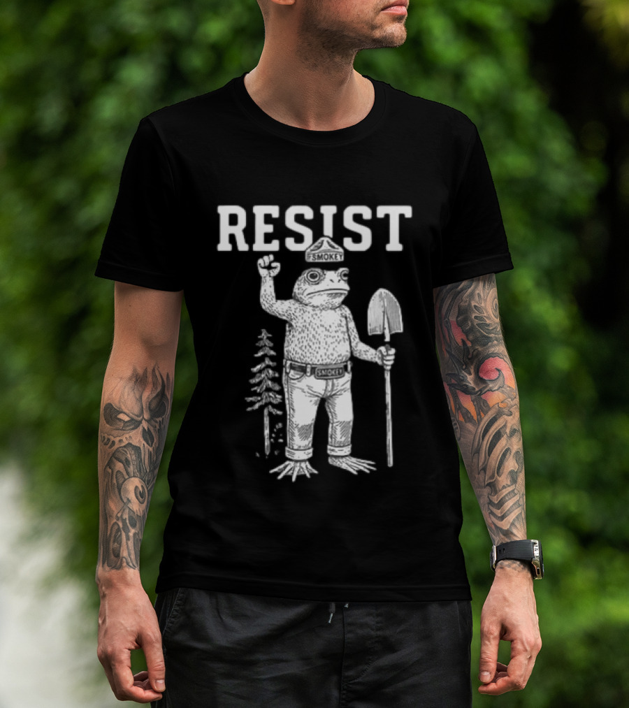 Resist Smokey Frog Portland Original Free Hat T-Shirt