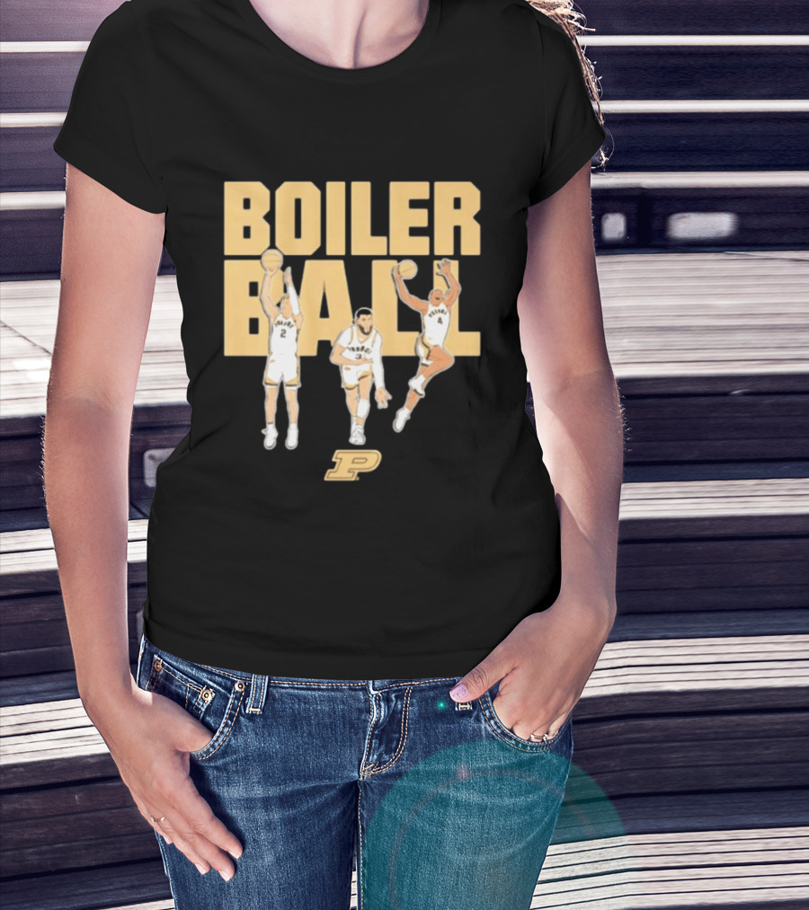 Braden Smith Fletcher Loyer Trey Kaufman Renn Purdue Basketball Boiler Ball T-Shirt