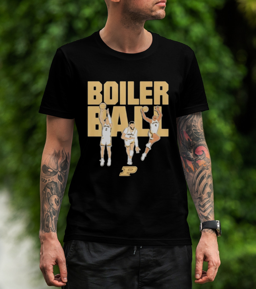 Braden Smith Fletcher Loyer Trey Kaufman Renn Purdue Basketball Boiler Ball T-Shirt