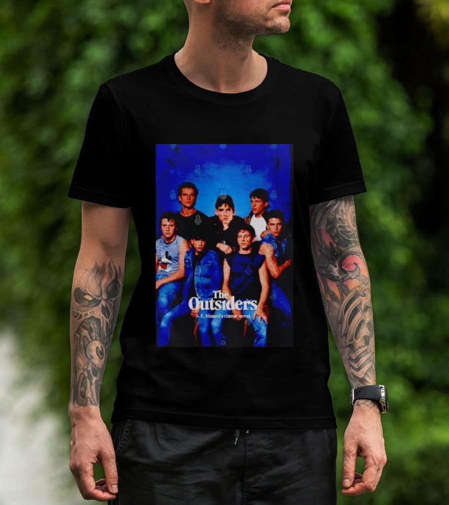 The Outsiders S E Hinton's Classic Novel Cover Group T-Shirt