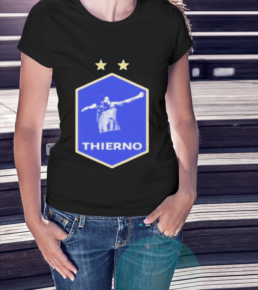 Thierno Barry Everton FC Two Stars Blue Crest T-Shirt