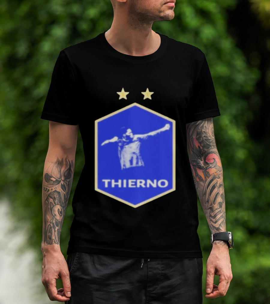 Thierno Barry Everton FC Two Stars Blue Crest T-Shirt