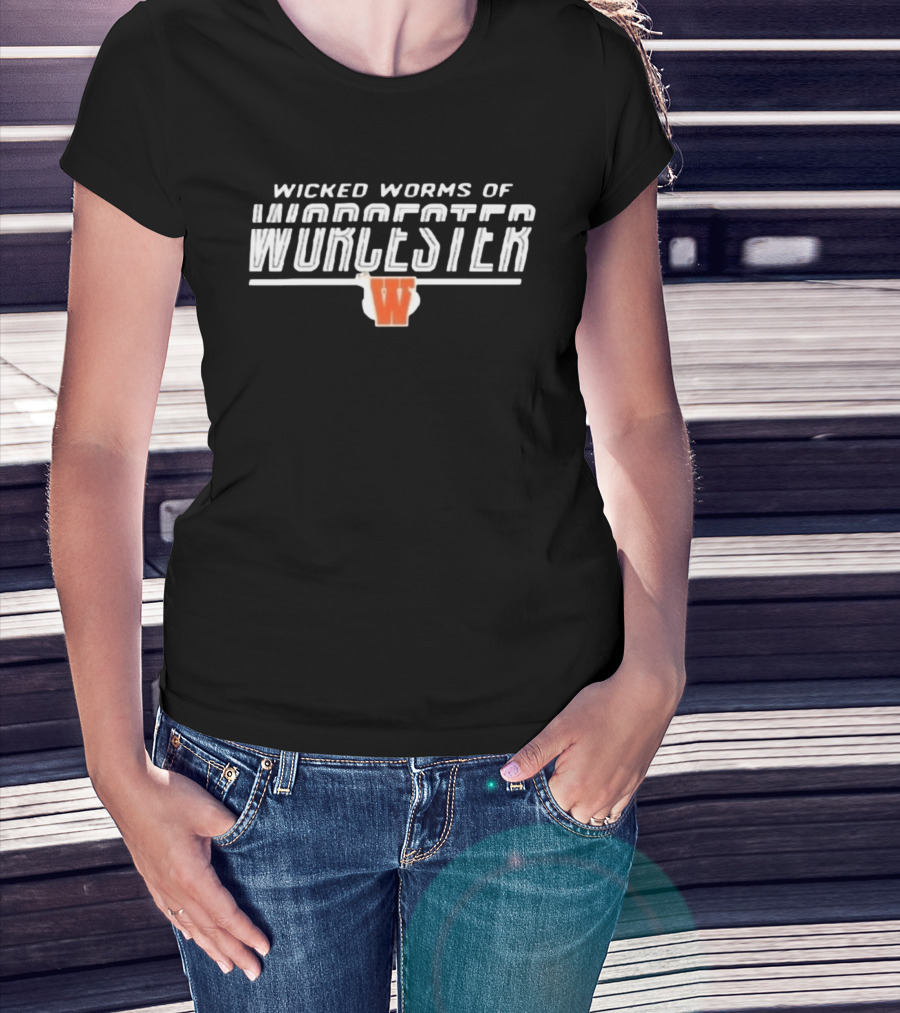 Trendy Worcester Red Sox Wicked Worms Burnt Orange Worcester T-Shirt