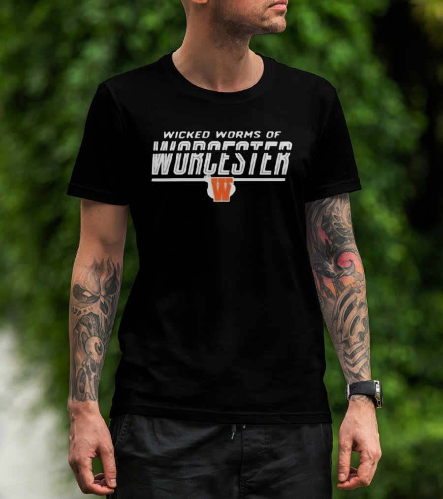 Trendy Worcester Red Sox Wicked Worms Burnt Orange Worcester T-Shirt