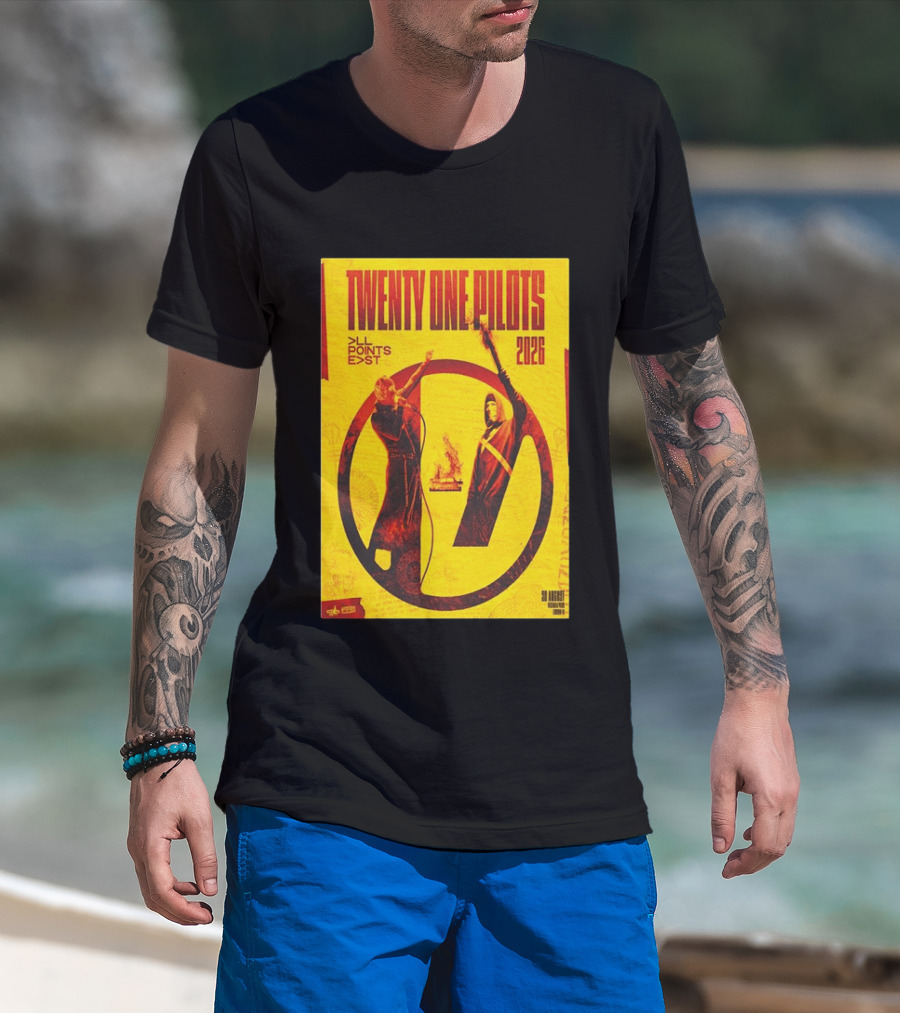 Twenty One Pilots All Points East 2026 Victoria Park London August 30 Tour T-Shirt