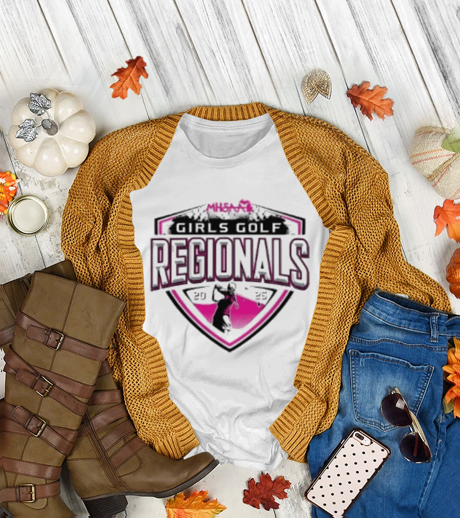 2025 MHSAA Girls Golf Regionals Championship T-Shirt