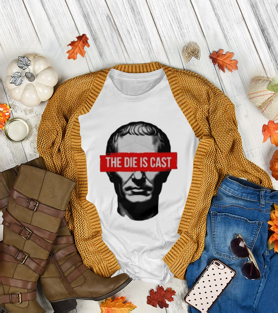 Julius Caesar The Die Is Cast Roman Historical Bust T-Shirt