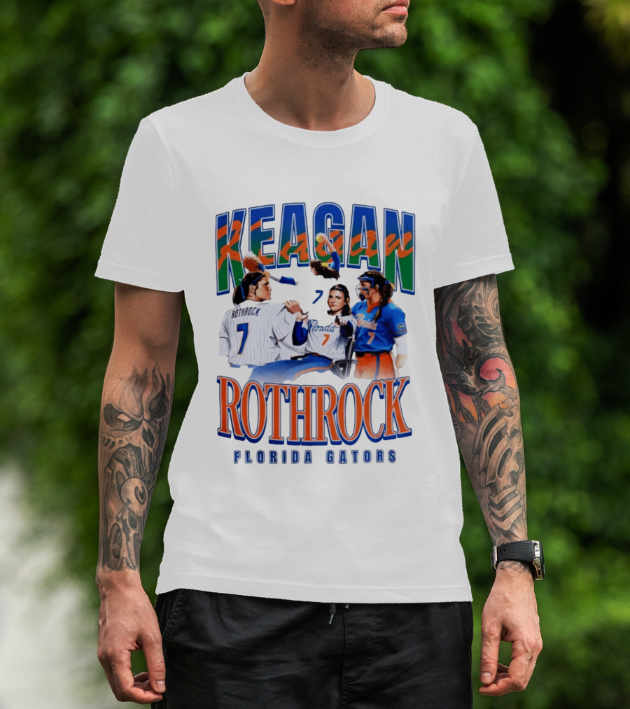 Keagan Rothrock Florida Gators Rothrock 7 Baseball Softball Athlete T-Shirt