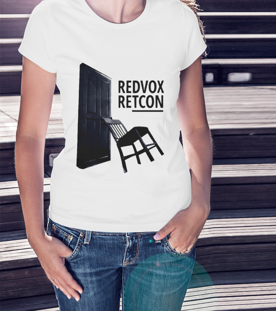 Red Vox Retcon Album Door And Chair T-Shirt