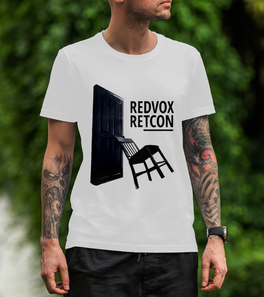 Red Vox Retcon Album Door And Chair T-Shirt